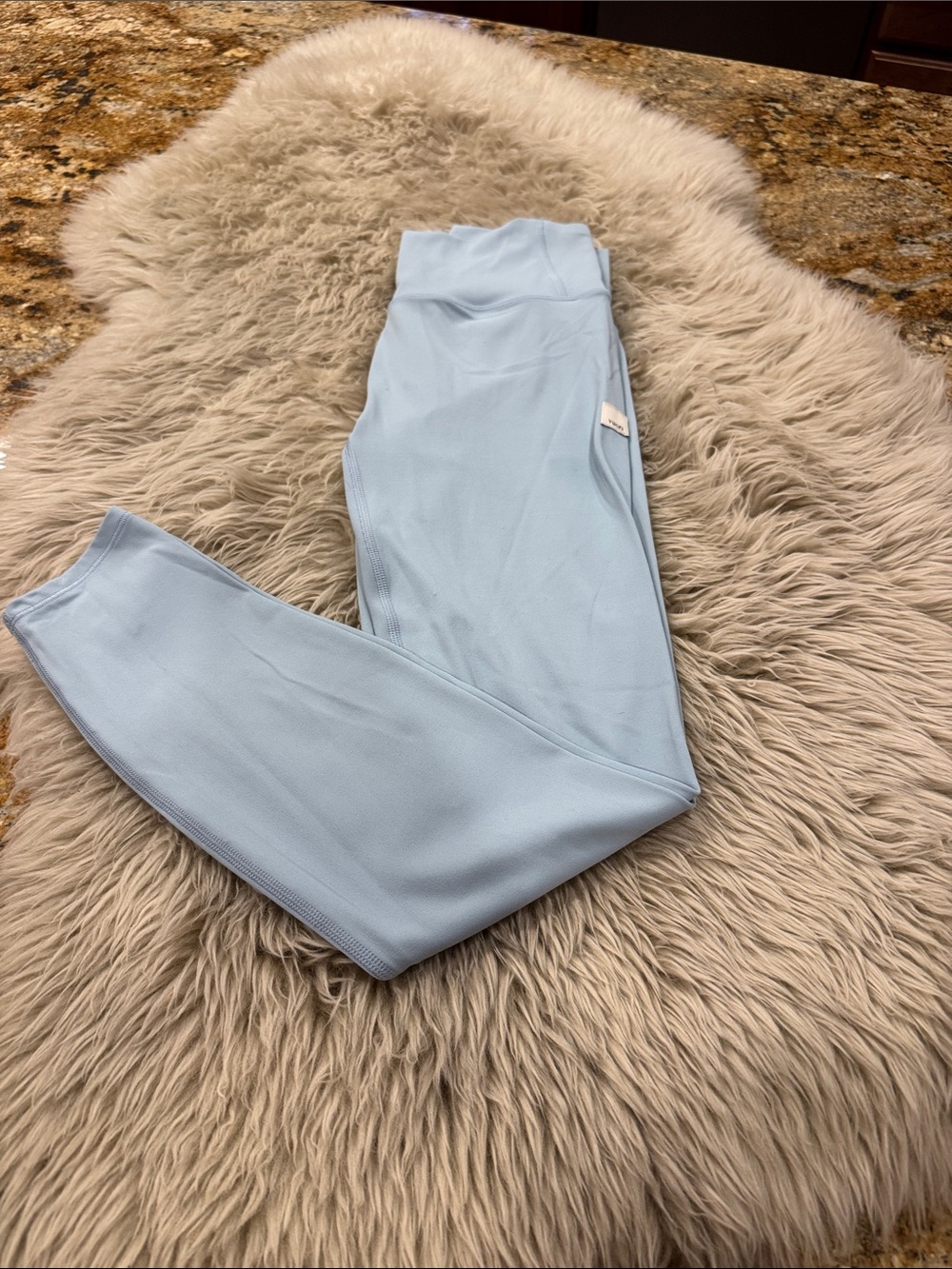 Vuori All The Feels leggings. Light blue size XS. Like new!
